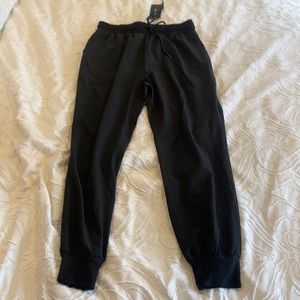 Black joggers NWT size M
